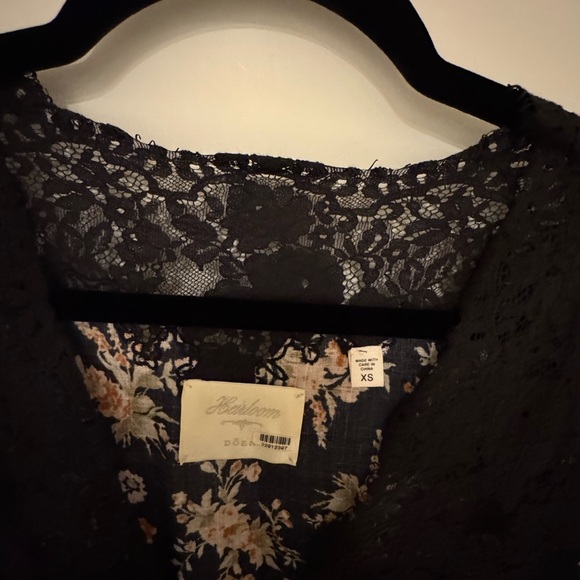 Doen Heirloom Graciella Dress in Foxglove Floral XS - Picture 5 of 7